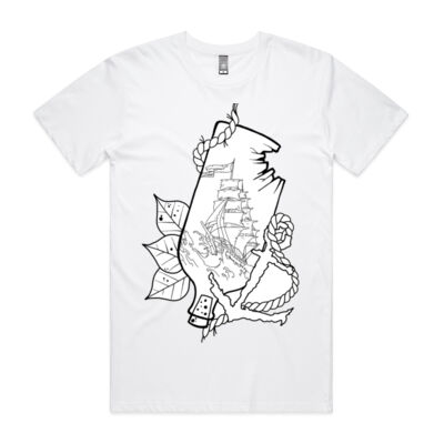 Ship in a bottle unisex T-shirt (men’s sizing) Thumbnail
